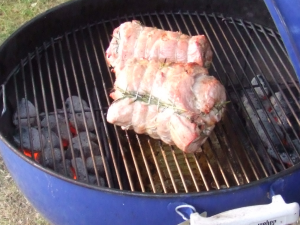 Rollbraten... Blieb nix von übrig nachdem die Meute von der Leine gelassen wurde...